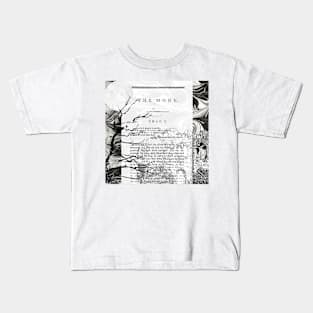 Matthew Lewis The Monk Gothic Horror Collage Kids T-Shirt